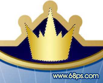 ‘Photoshop打造精致的蓝色皇冠徽章‘