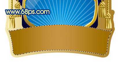 ‘Photoshop打造精致的蓝色皇冠徽章‘