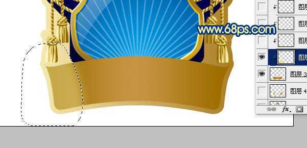 ‘Photoshop打造精致的蓝色皇冠徽章‘