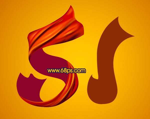 ‘Photoshop打造非常漂亮的五一彩带字‘