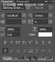 ‘Photoshop制作非常简洁喜庆的红色2014新年贺卡‘