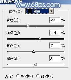 ‘photoshop利用通道替换将花草中的美女调制出柔美的淡蓝色‘