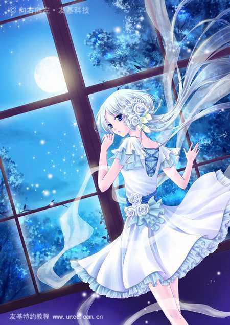 PAINTER绘制梦幻女孩插画 脚本之家 Painter教程