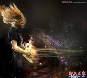 ‘Photoshop设计制作出炫彩的音乐主题海报‘