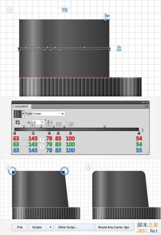 Illustrator绘制复古风格的打火机图标,PS教程,思缘教程网