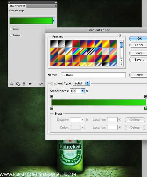 ‘Photoshop制作超酷的动感啤酒海报‘