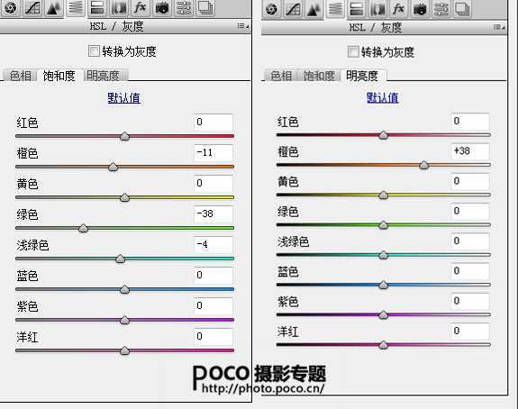 ‘PS调出复古小清新少女色调‘