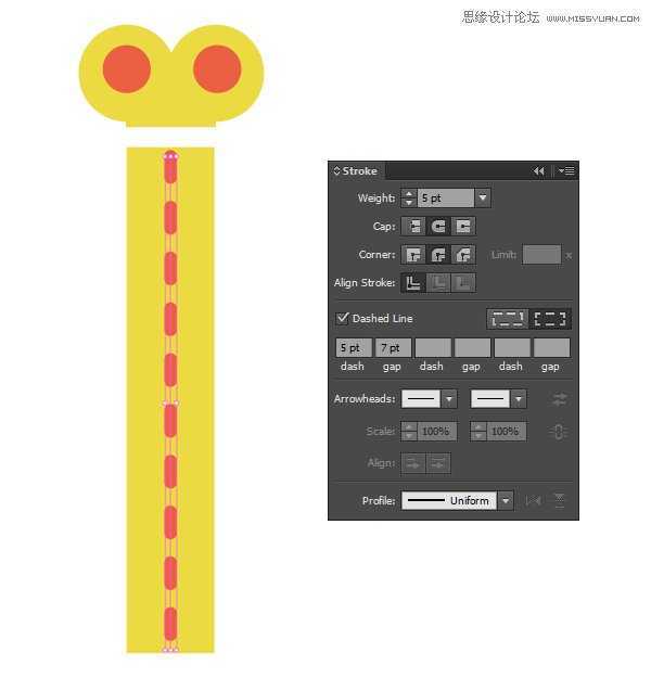 Illustrator绘制俏皮大胆的复古风格海报,PS教程,思缘教程网