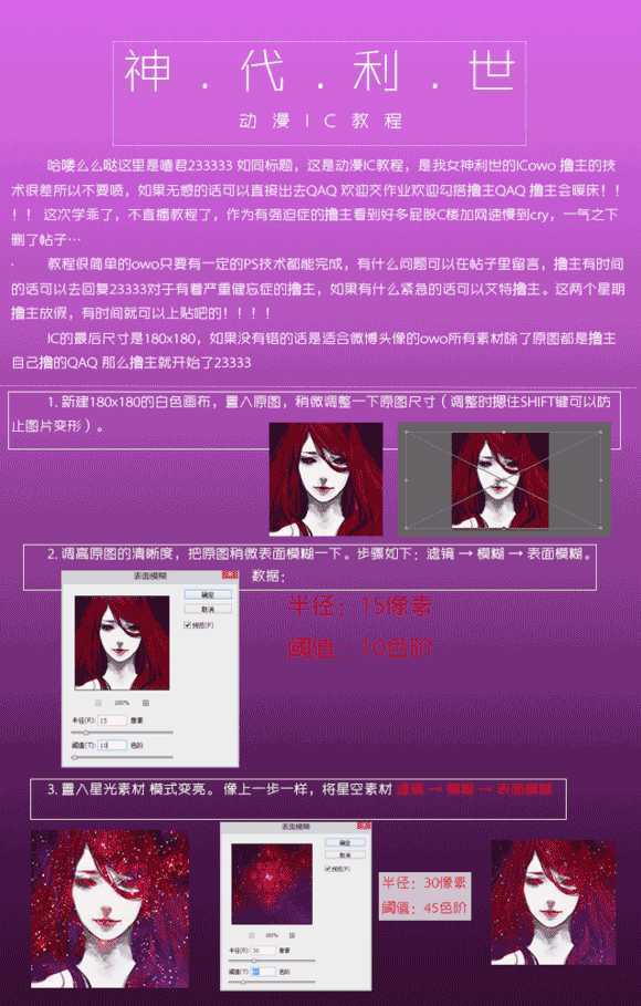 ‘PS制作东京喰种中神代利世的动漫角色教程‘