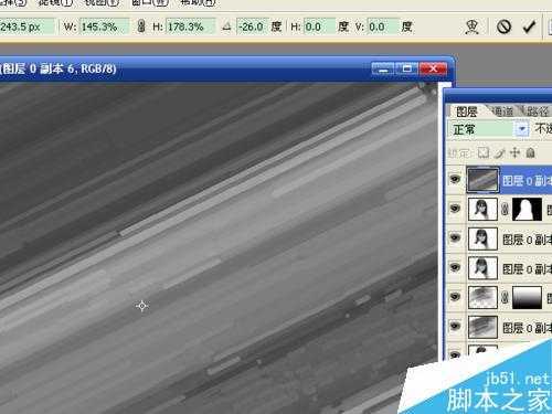 ‘在ps中利用滤镜以及多图层叠加制作素描效果‘