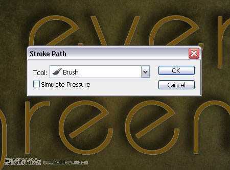 ‘photoshop利用画笔设计制作出梦幻漂亮的彩色花环艺术字‘