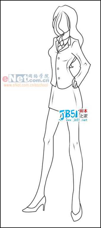 Photoshop打造超酷卡通美女特工