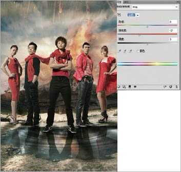 ‘Photoshop设计制作出热情奔放的服装杂志封面效果‘