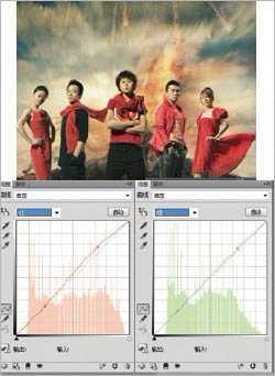 ‘Photoshop设计制作出热情奔放的服装杂志封面效果‘