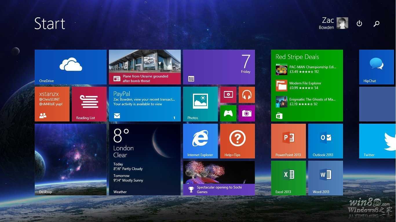 Windows 8.1 Update 1上手 