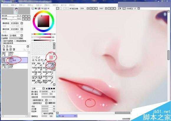 ‘Photoshop结合SAI手绘板将古典美女打造梦幻仿手绘照片效果‘