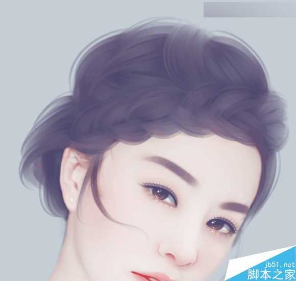 ‘Photoshop结合SAI手绘板将古典美女打造梦幻仿手绘照片效果‘