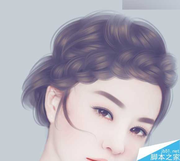 ‘Photoshop结合SAI手绘板将古典美女打造梦幻仿手绘照片效果‘