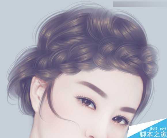 ‘Photoshop结合SAI手绘板将古典美女打造梦幻仿手绘照片效果‘