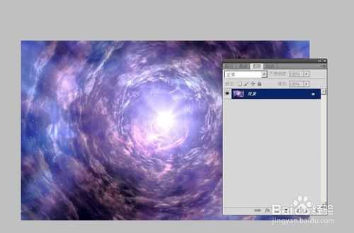 ‘PS合成女孩穿越时光隧道特效‘