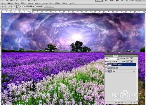 ‘PS合成女孩穿越时光隧道特效‘
