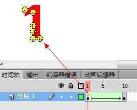 Flash cs6动画制作扫盲教程：[6]补间形状提示