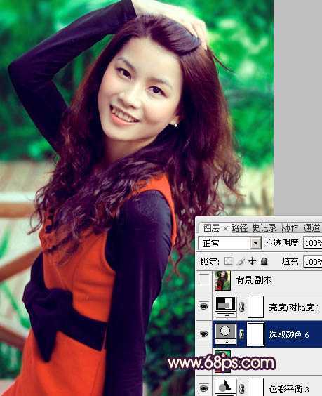 ‘Photoshop为曝光过度的美女图片增加甜美肤色‘