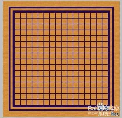 ‘Photoshop制作中国围棋盘效果‘