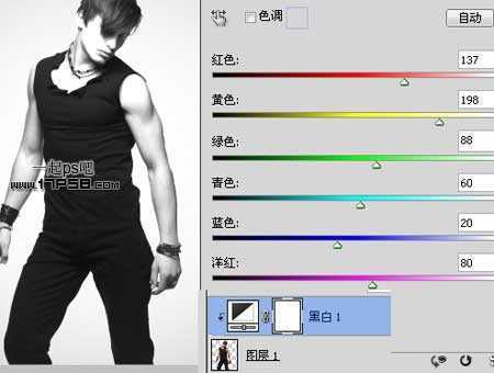 ‘photoshop将打造出时尚的男模性感海报喷溅效果‘