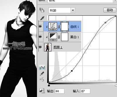 ‘photoshop将打造出时尚的男模性感海报喷溅效果‘
