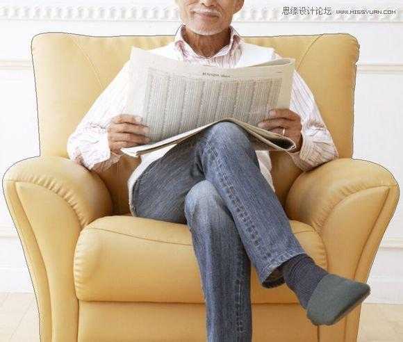 ‘用PS合成做在森林中看书的熊猫人‘