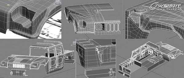 3DSMAX制作悍马汽车模型 脚本之家 3DSMAX建模教程