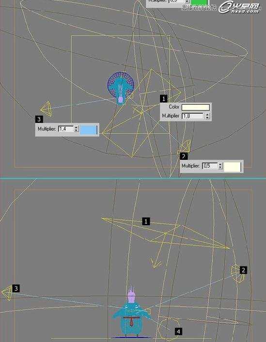 用3ds Max制作吓人的外星小怪物