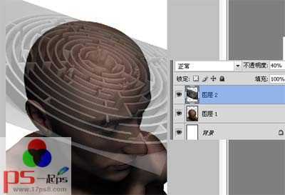 ‘photoshop合成打造大脑迷宫宣传海报教程‘