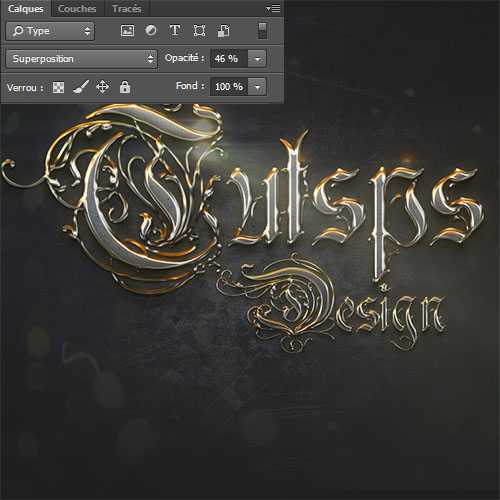‘Photoshop创建华丽的哥特金属文字效果‘