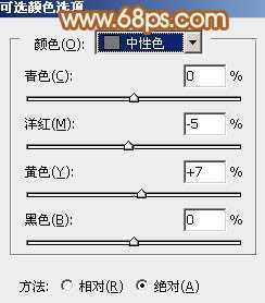 ‘Photoshop为外景人物图片增加上流行的韩系红褐色效果‘