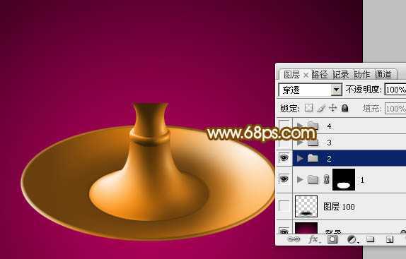 ‘Photoshop设计制作一盏古典的正在燃烧的陶瓷油灯‘