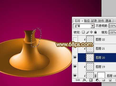 ‘Photoshop设计制作一盏古典的正在燃烧的陶瓷油灯‘