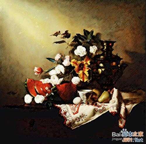 ‘PS将一幅图片添加绘画效果教程‘