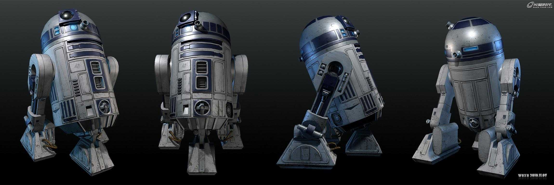 MAYA制作《星球大战》中的机器人R2D2 脚本之家 MAYA建模教程