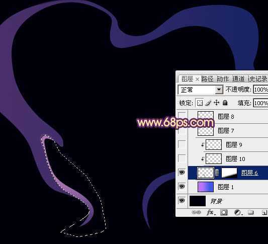 ‘Photoshop制作一个简洁可爱的彩色烟雾心形‘