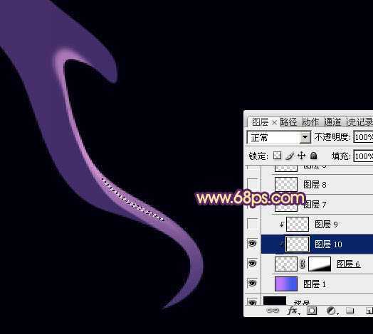 ‘Photoshop制作一个简洁可爱的彩色烟雾心形‘