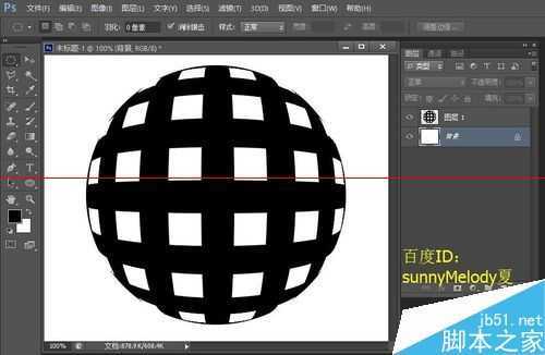 ‘ps怎么制作3D镂空球体？‘