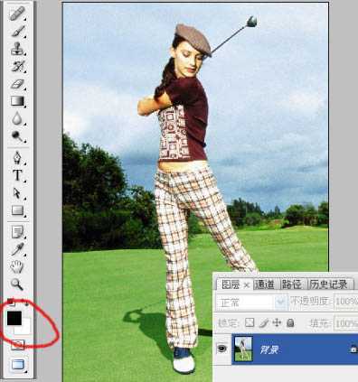 ‘PS与AI结合制作逼真的矢量大高尔夫的人物图片‘