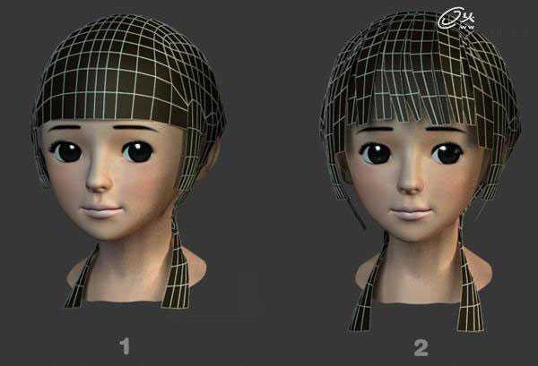 MAYA制作三维卡通女孩 脚本之家 MAYA建模教程