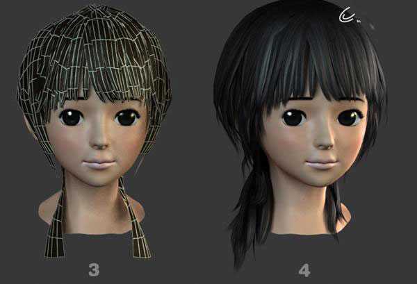 MAYA制作三维卡通女孩 脚本之家 MAYA建模教程