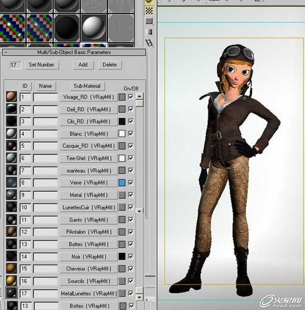 3DSMAX制作卡通女飞行员角色 脚本之家 3DSMAX角色教程