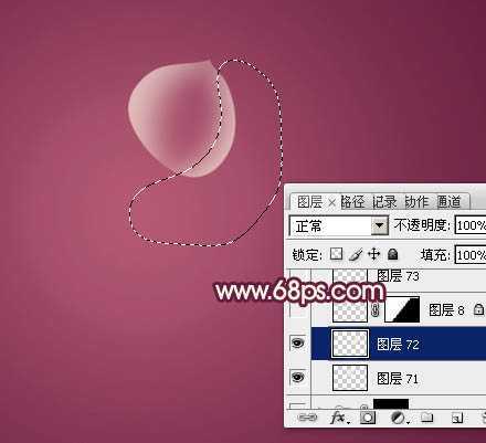 ‘Photoshop设计制作出半透明的光影花朵‘