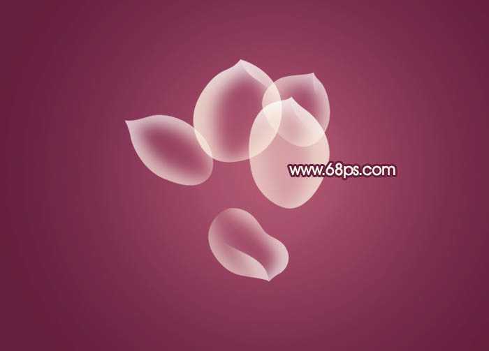 ‘Photoshop设计制作出半透明的光影花朵‘