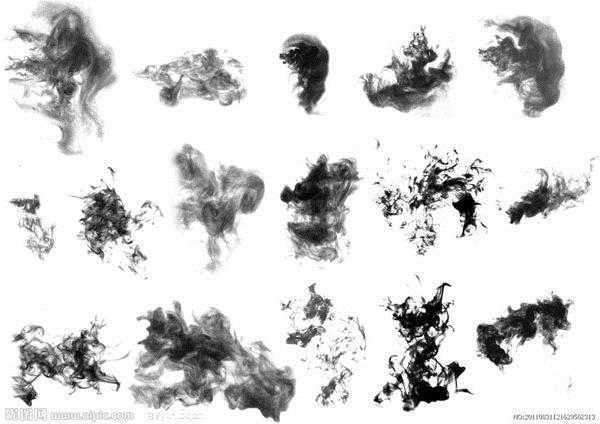 ‘Photoshop制作烟雾水墨端午节艺术字‘
